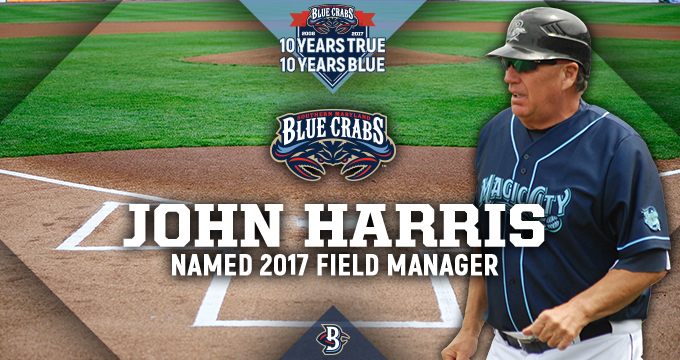Blue Crabs Name Harris Manager For 2017